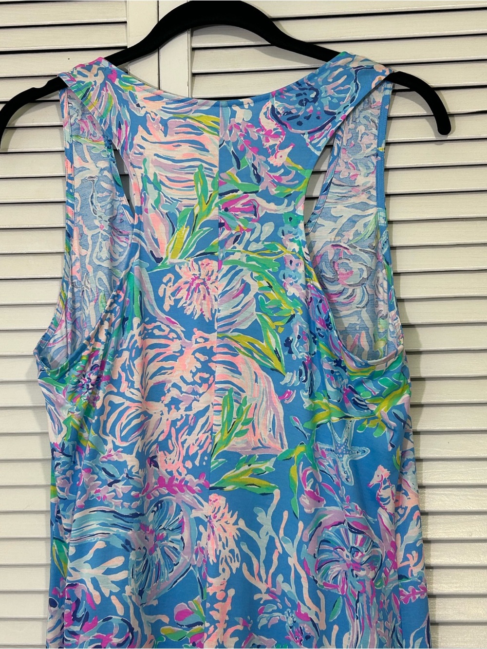 Lilly Pulitzer Blue Tropical Print Maxi Dress - Picture 9 of 9